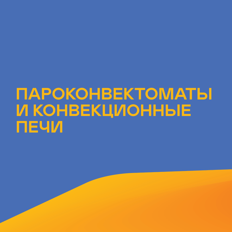 Пароконвектоматы и конвекционные печи 