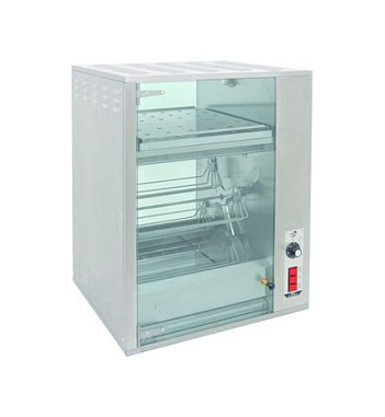 Гриль карусельный для кур МК-3.8.1В (вместимость 8шт со встроенной тепловой витриной) Сиком