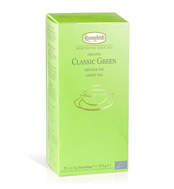 Зеленый классический чай зеленый 25пак. на чашку Роннефелдт