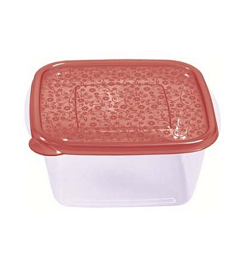 Контейнер 2,1л бордовый для холодильника и микроволновой печи Restola 432104721