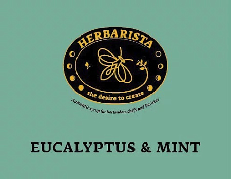 Мята с эвкалиптом/Eucalyptus&Mint сироп 0,7л стекло Herbarista Россия