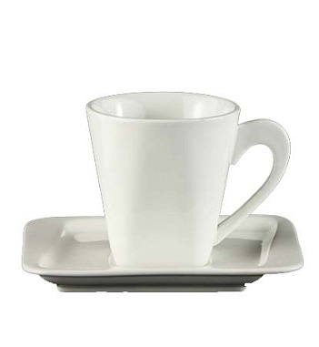 Чайная пара квадратная 170мл, 14см 