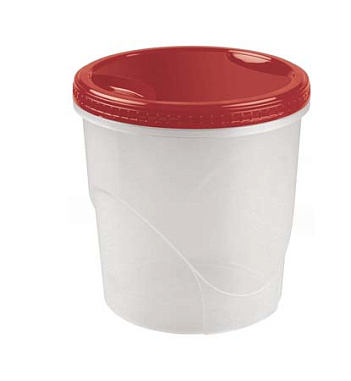 Контейнер 3,2л бордовый для холодильника и микроволновой печи Restola 432107721