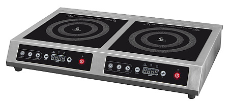 Плита индукционная IP7000 D двухконфорочная Airhot