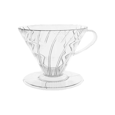 Воронка пластиковая для приготовления кофе (прозрачная) VD-02T Hario