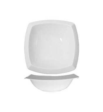 Салатник квадратный 1л, 25,5см фарфор Kunst Werk Китай 3030432