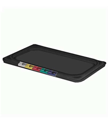 Крышка для гастроемкости 1/9 полипропилен черная Restola 422102713