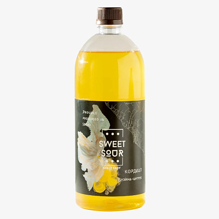 Бузина-Цитрус Кордиал SWEET&SOUR 1л ПЭТ