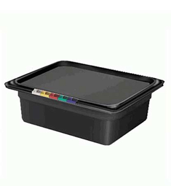 Гастроемкость 1/3 325х176х100мм полипропилен черная Restola 422101113