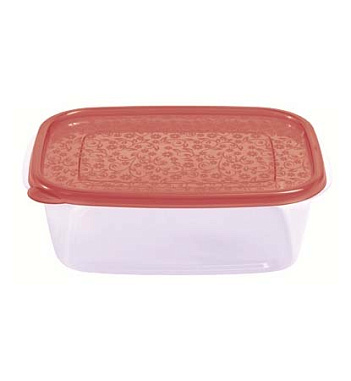 Контейнер 1,25л бордовый для холодильника и микроволновой печи Restola 432104521