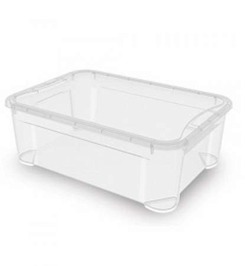 Ящик универсальный 31л, 555х390х190мм прозрачный Restola (4312659ст.) 4332471